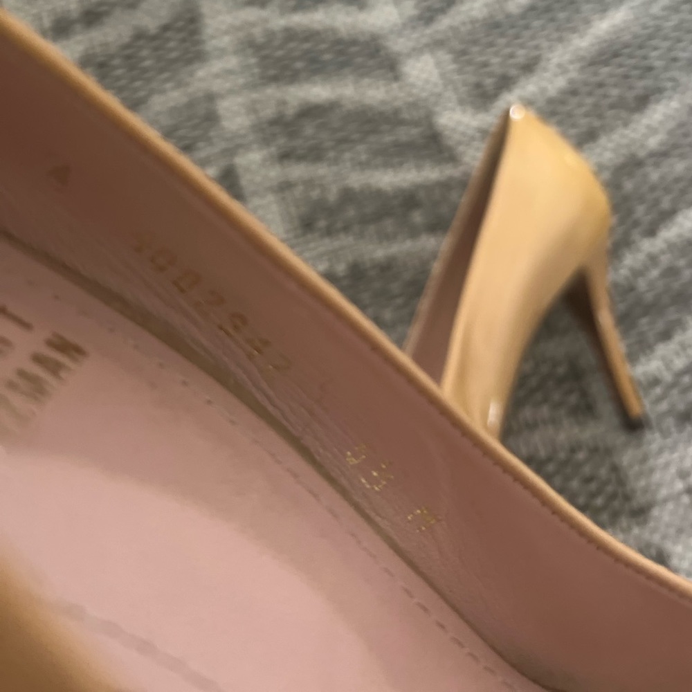 Stuart Weitzman Adobe Aniline Open Toe Peep Toe H… - image 5